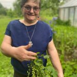 Skolotāja Māra Ozola prieks par ražu
